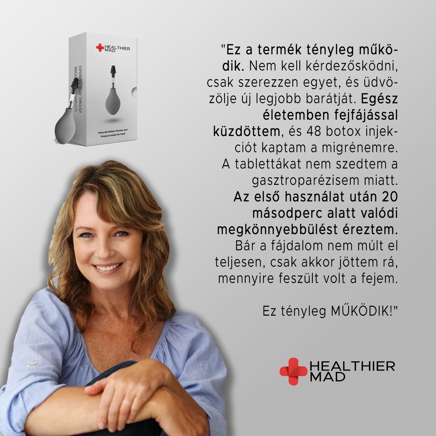 Healthiermad™ - Migren Stop